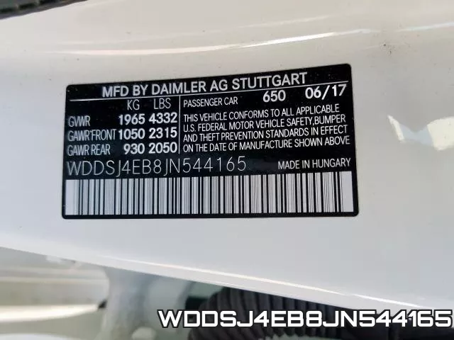 WDDSJ4EB8JN544165 фото 2