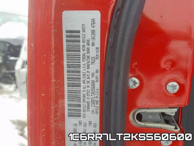 1C6RR7LT2KS560600 фото 2