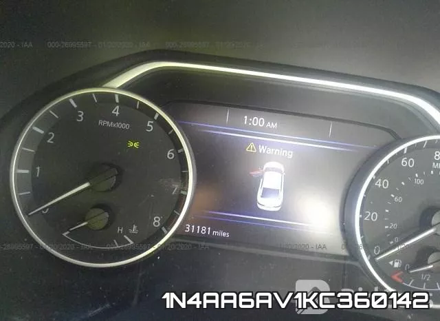 1N4AA6AV1KC360142 фото 8
