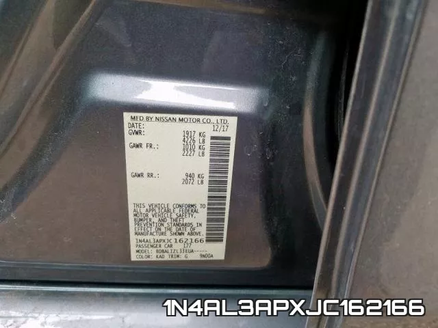 1N4AL3APXJC162166 фото 2