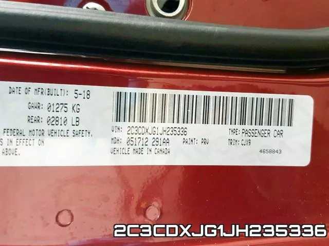 2C3CDXJG1JH235336 фото 2