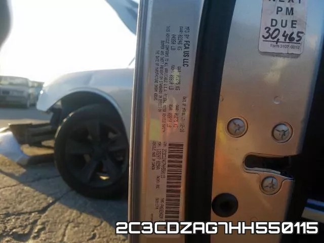 2C3CDZAG7HH550115 фото 2