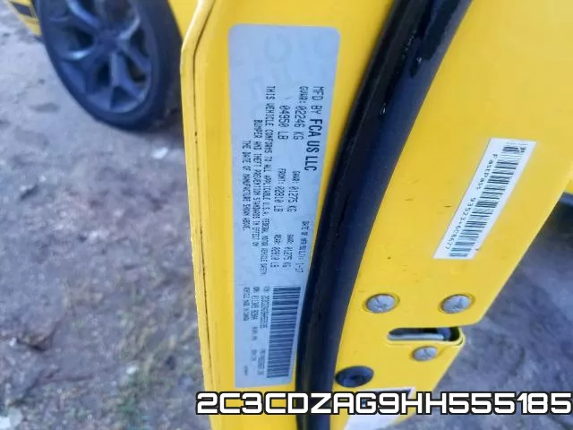 2C3CDZAG9HH555185 фото 2