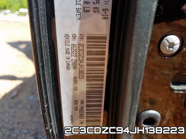 2C3CDZC94JH138223 фото 2