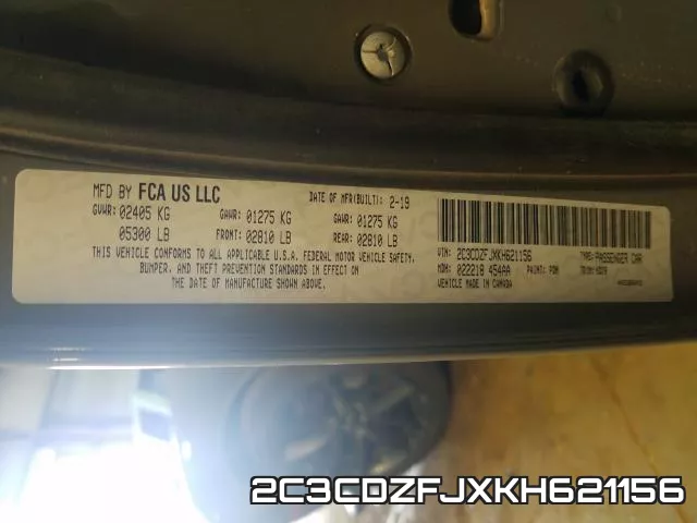 2C3CDZFJXKH621156 фото 2