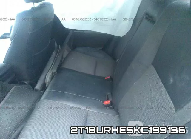 2T1BURHE5KC199136 фото 9