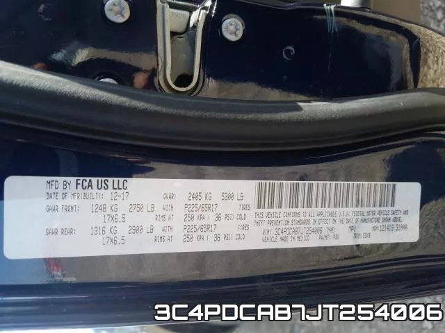 3C4PDCAB7JT254006 фото 2