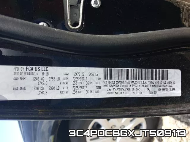 3C4PDCBGXJT509113 фото 2