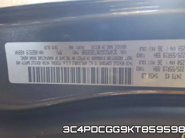 3C4PDCGG9KT859598 фото 2