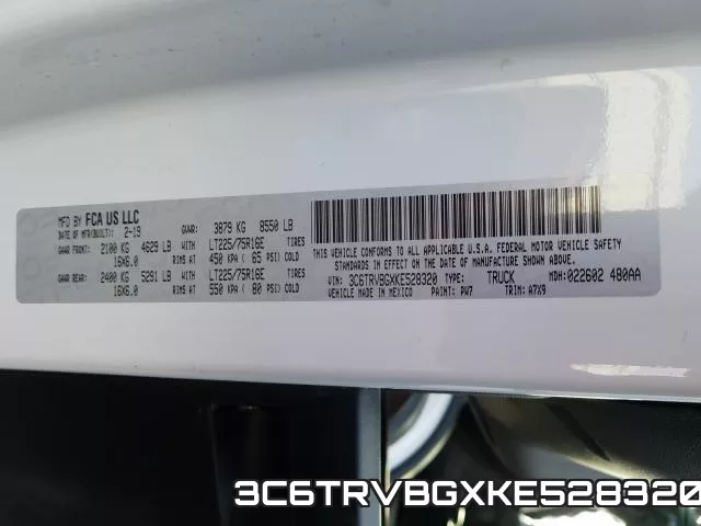 3C6TRVBGXKE528320 фото 2