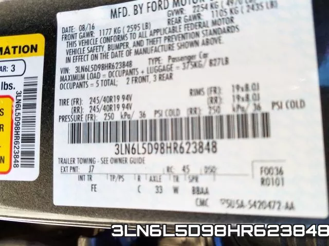 3LN6L5D98HR623848 фото 2