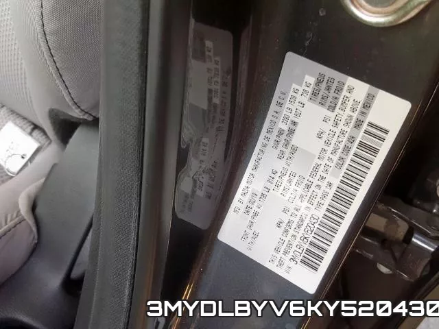3MYDLBYV6KY520430 фото 2