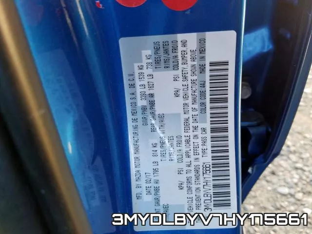 3MYDLBYV7HY175661 фото 2