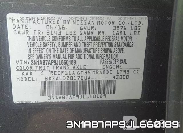 3N1AB7AP9JL660189 фото 10