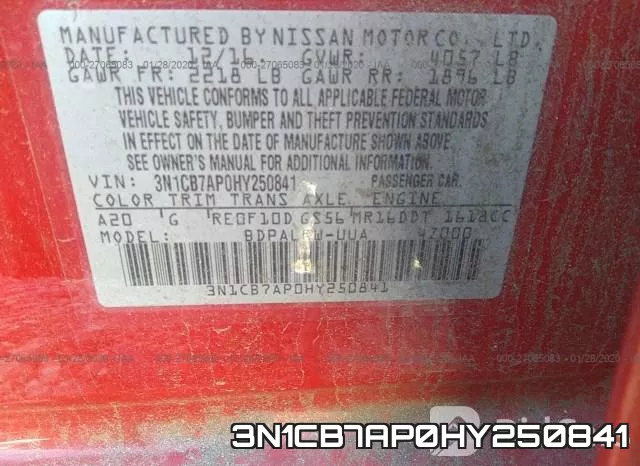 3N1CB7AP0HY250841 фото 10