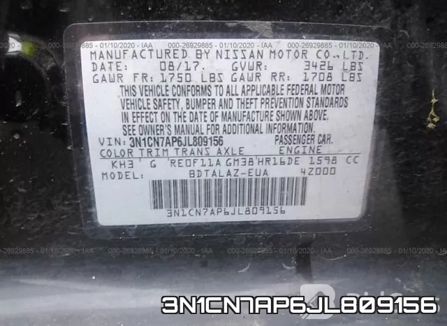 3N1CN7AP6JL809156 фото 10