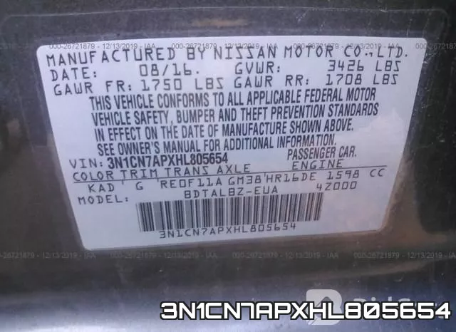3N1CN7APXHL805654 фото 10