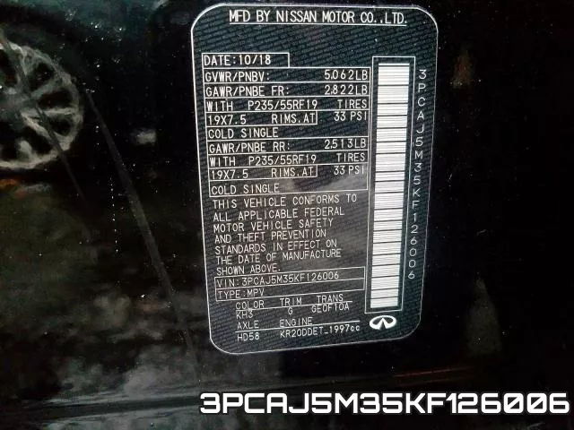 3PCAJ5M35KF126006 фото 2