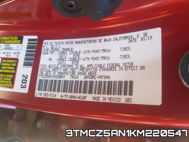 3TMCZ5AN1KM220547 фото 2