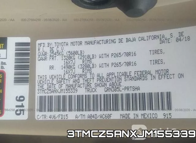 3TMCZ5ANXJM155339 фото 10