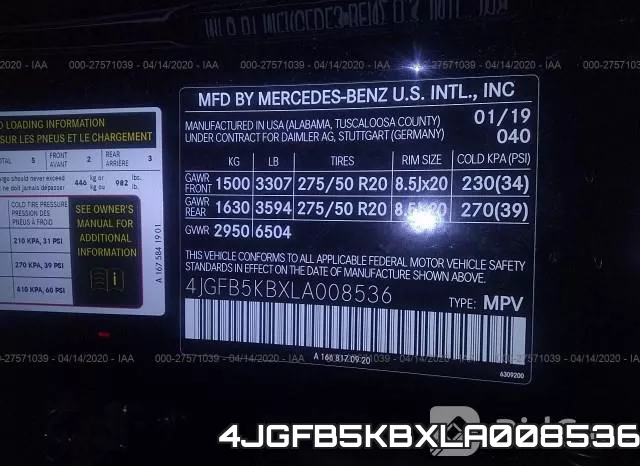 4JGFB5KBXLA008536 фото 10