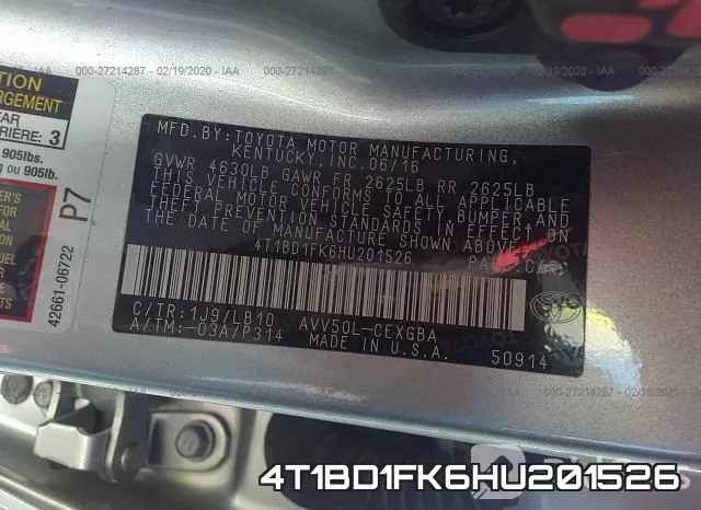 4T1BD1FK6HU201526 фото 10