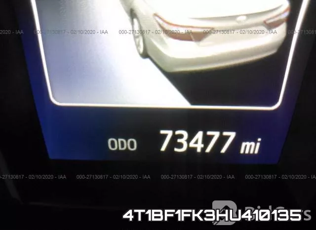 4T1BF1FK3HU410135 фото 8