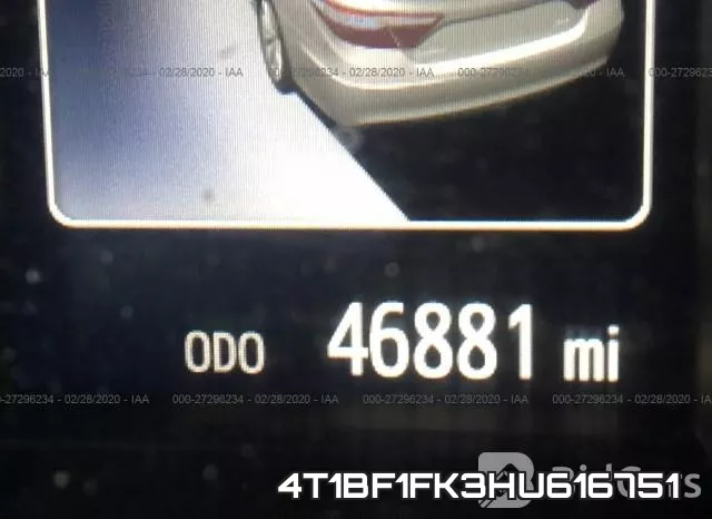 4T1BF1FK3HU616751 фото 8