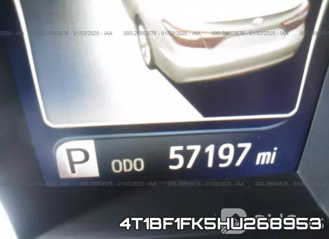 4T1BF1FK5HU268953 фото 8