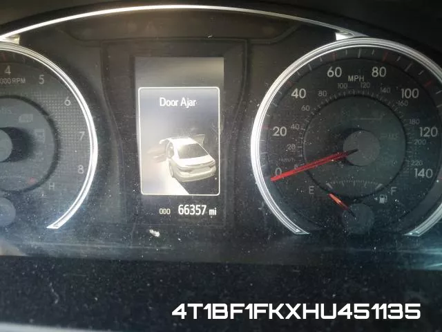 4T1BF1FKXHU451135 фото 9