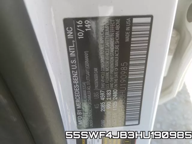 55SWF4JB3HU190985 фото 2
