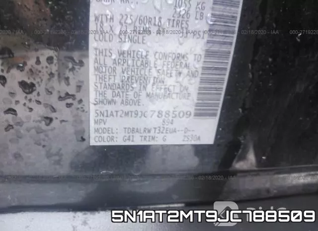 5N1AT2MT9JC788509 фото 10