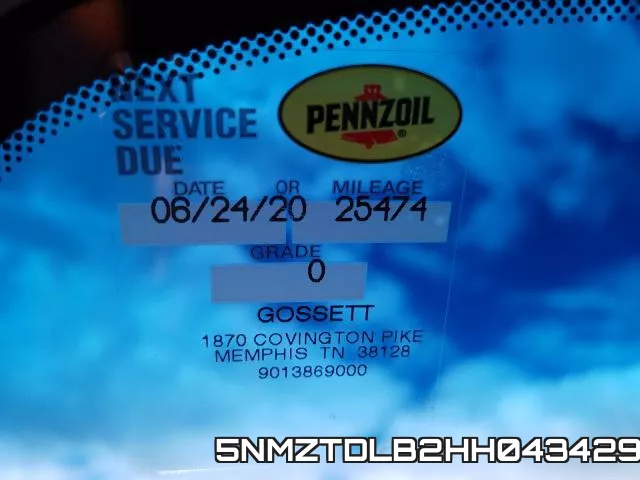 5NMZTDLB2HH043429 фото 9