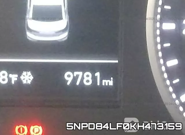 5NPD84LF0KH473159 фото 8