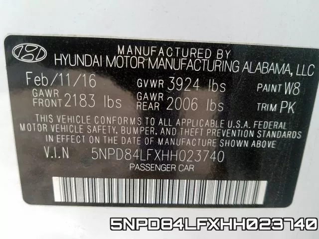 5NPD84LFXHH023740 фото 2