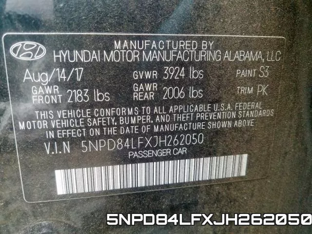 5NPD84LFXJH262050 фото 2