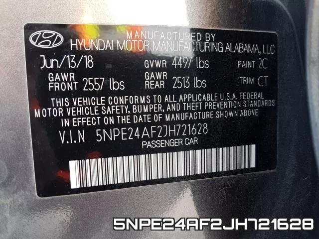5NPE24AF2JH721628 фото 2