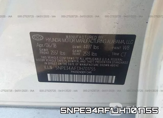 5NPE34AF1JH701755 фото 10