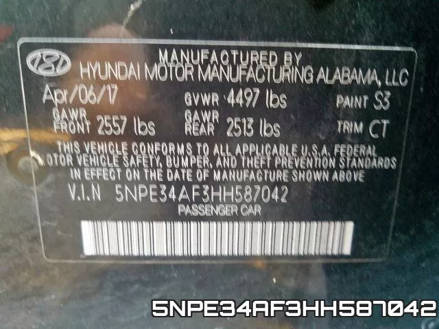 5NPE34AF3HH587042 фото 2