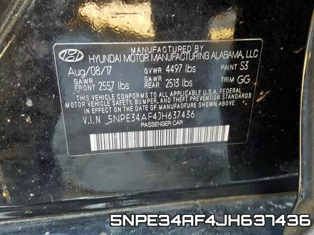 5NPE34AF4JH637436 фото 2
