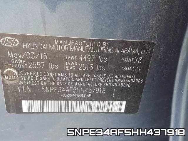 5NPE34AF5HH437918 фото 2