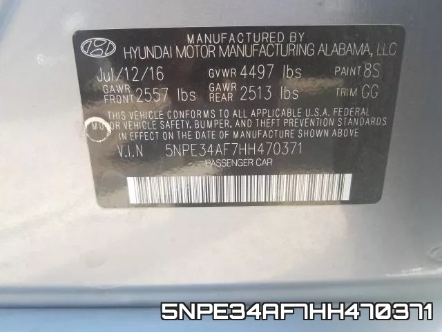 5NPE34AF7HH470371 фото 2