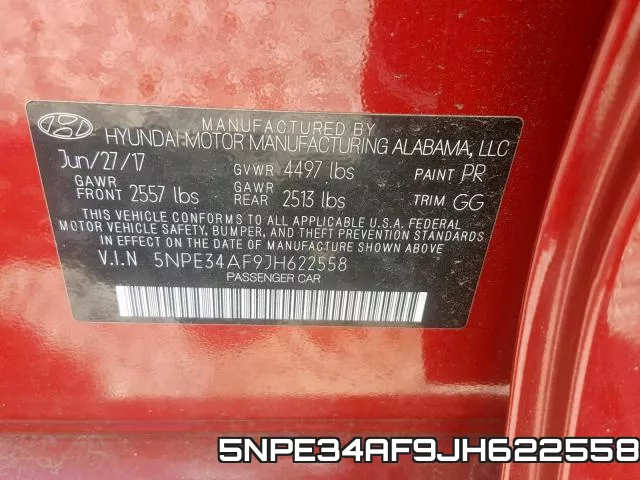 5NPE34AF9JH622558 фото 2