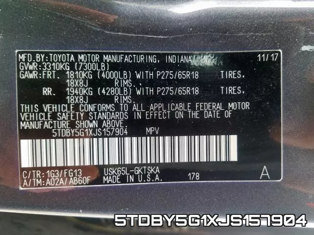 5TDBY5G1XJS157904 фото 2