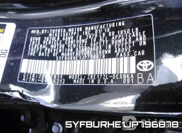 5YFBURHE1JP796878 фото 10