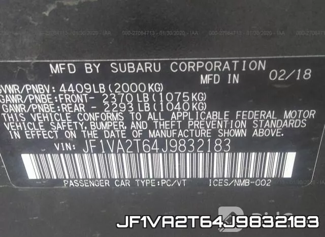 JF1VA2T64J9832183 фото 10