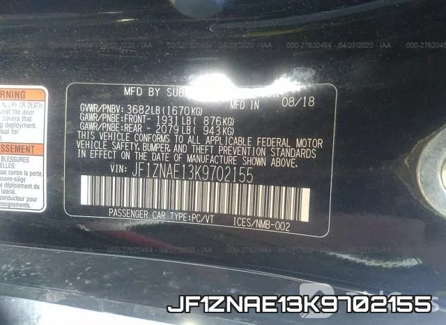 JF1ZNAE13K9702155 фото 10