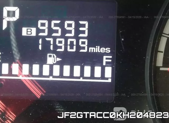 JF2GTACC0KH204823 фото 8