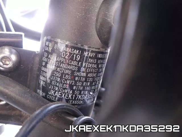 JKAEXEK17KDA35292 фото 2