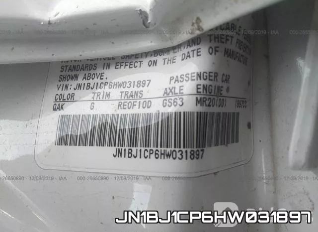 JN1BJ1CP6HW031897 фото 10